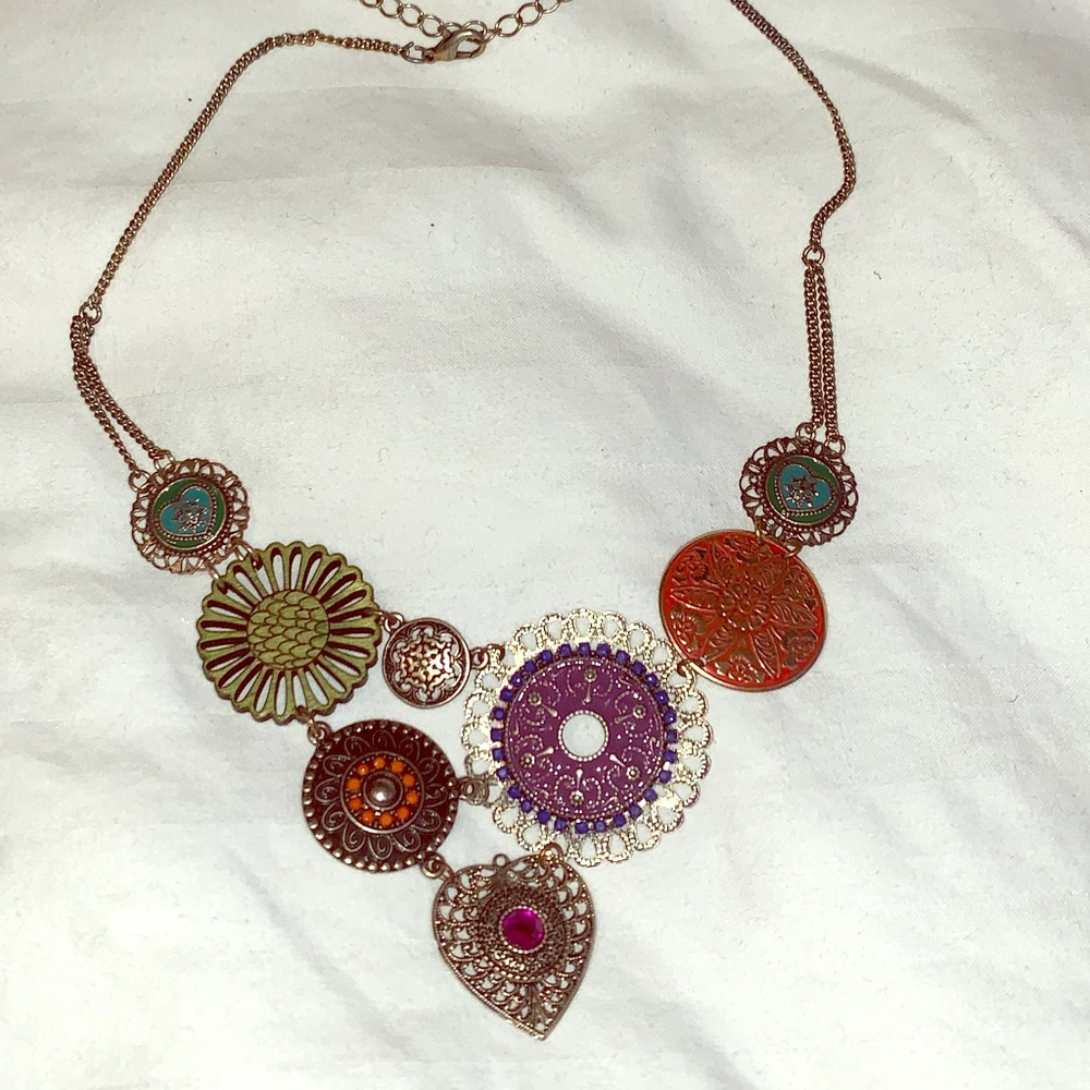 Statement necklace from a local boutique